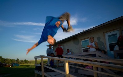 Backflip, Allen, Pine Ridge Reservation.  Allen has been called the poorest town in America and is part of the Pine Ridge Reservation.  Over 90 percent of Pine Ridge residents live below the federal poverty line, and the unemployment rate hovers between 85 and 90 percent.
