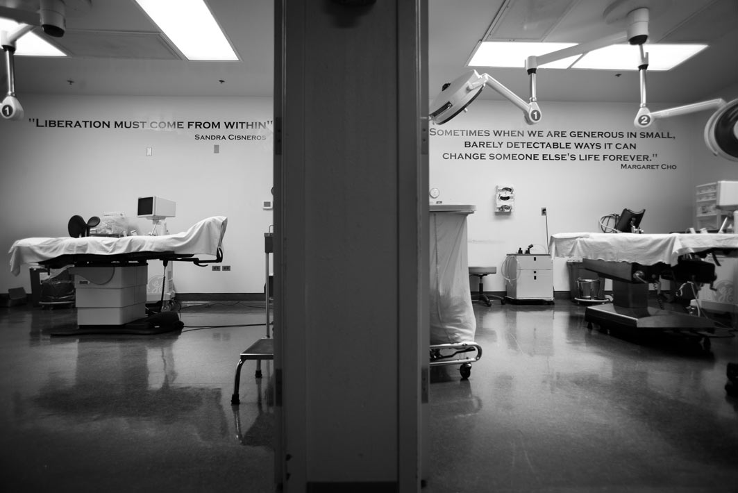Recovery room, Whole Women's Health facility, San Antonio, TX